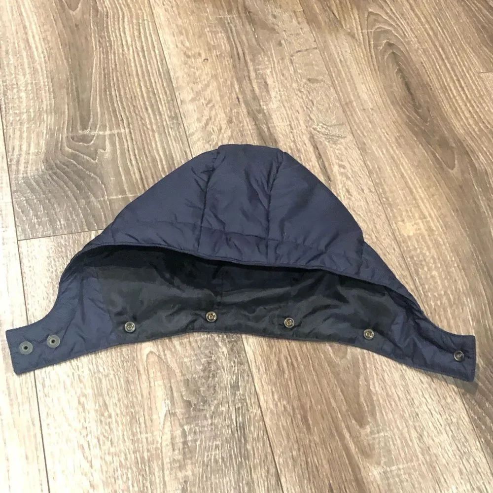 Toddlers Hood For Jacket Navy Blue Detachable Hood
